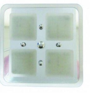 LED square crystal 4 section with touch button