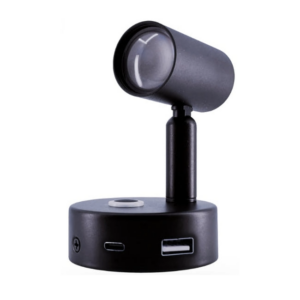 Downlight Reading Light Dual USB-A & C - Black