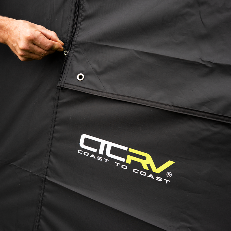 Coast RV 15ft Premium Awning Sunscreen Front Wall - Image 3