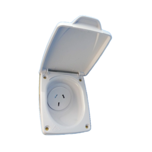 CMS J-Series Power Outlet With Auto Switch 10A - White