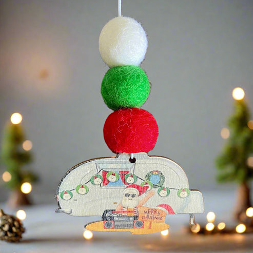 Van Fizzers | Smelly Van Dangle - Stereo Santa Decoration