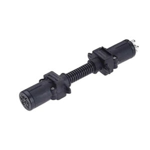 Narva 6 Pin Small Round Socket on Car to 7 Pin Small Round Plug on Trailer