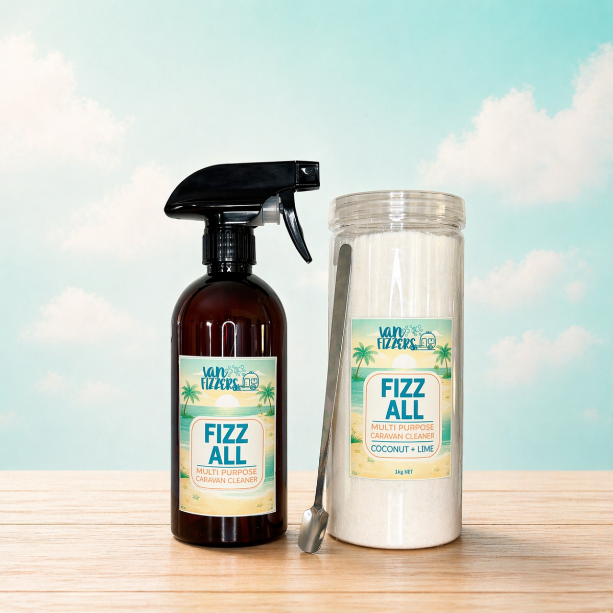 Van Fizzers | Fizz All Multi Purpose Caravan Cleaner Starter Pack - Ocean Mist