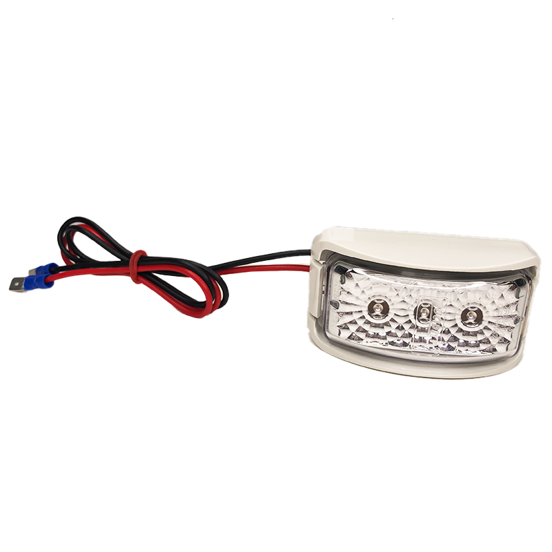 Coast LED Side Marker Lamp - Amber (White Bracket) 22336WCAK-W - Image 2