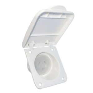 Power Outlet Socket 10A in White