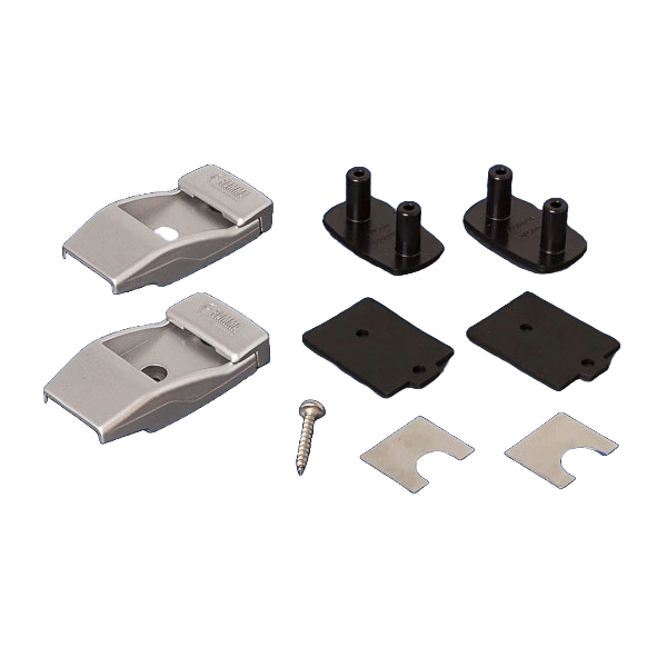 Plastic Wall Bracket Kit (Aluminium) For Fiamma Awning Legs 98655-728
