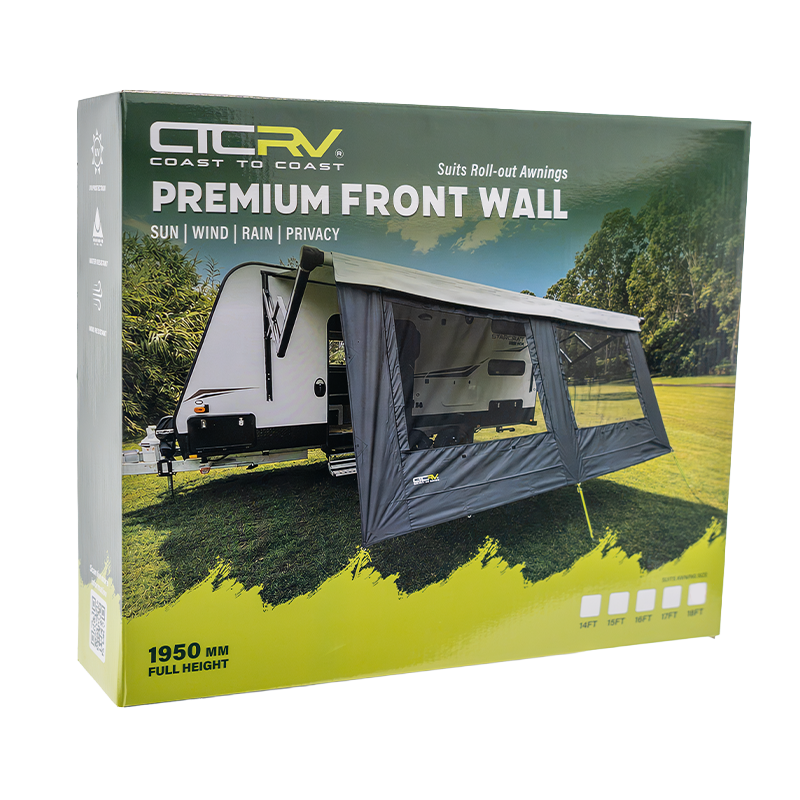 Coast RV 15ft Premium Awning Sunscreen Front Wall