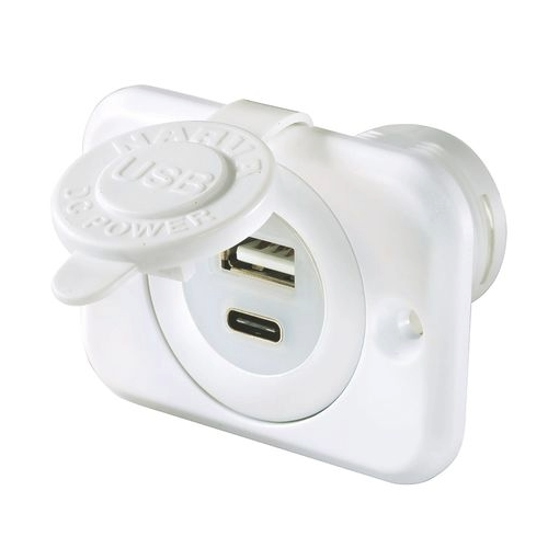 USB A + USB C Single Socket F/WNG