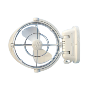 Sirocco Fan II - 3 Speed - 12V / 24V - 18cm (White)
