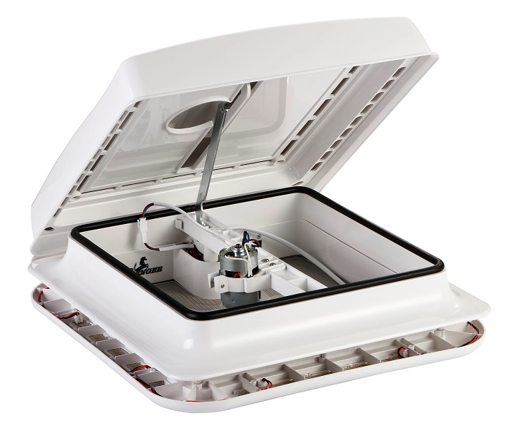 Ranger 12V Shower Hatch with LED Lights