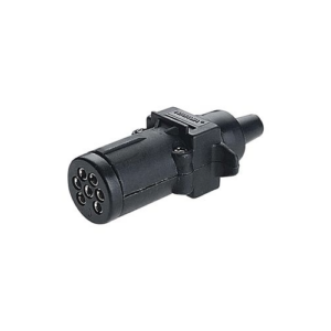 Narva 7 Pin Small Round Plastic Trailer Plug (82121BL)