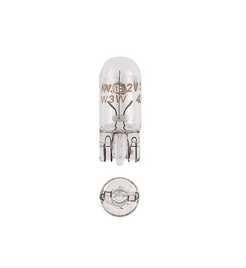 Narva Wedge Globes - 12V 3W W2.1 X 9.5D W3W - Each (47504)