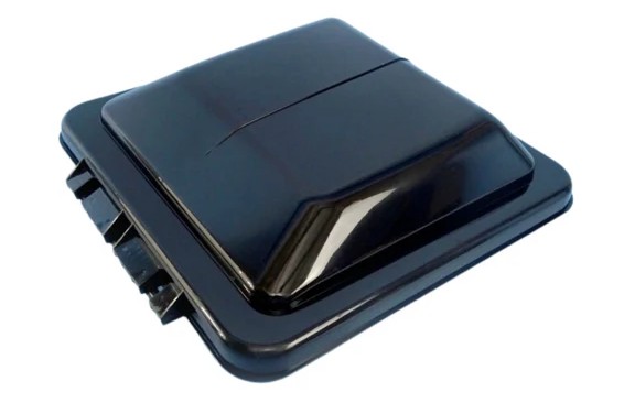 Vent Lid Suits Ventline MK2 / Coast RV (Black/Smoke) - 365mm x 370mm