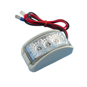 Coast LED Front Position Lamp - White (White Bracket) 22336WCK-W