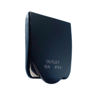 Power Outlet Socket 10 Amp Black