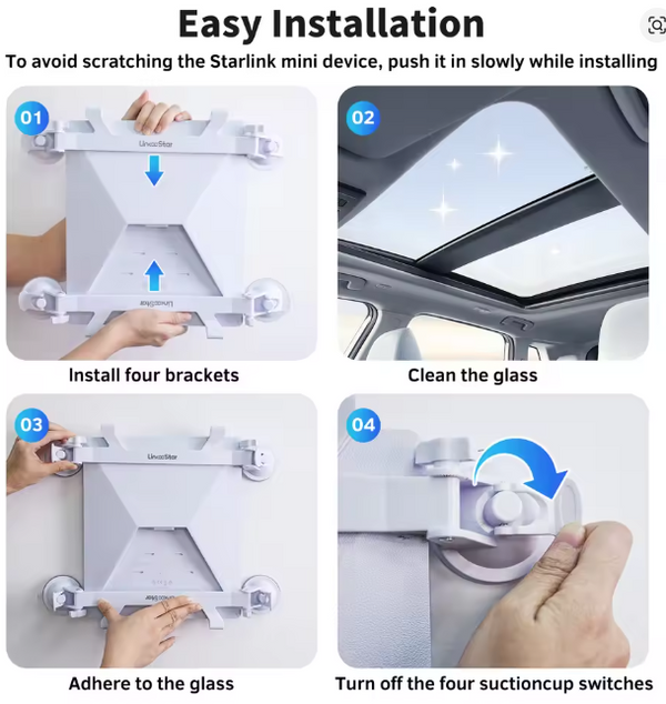 Starlink Mini Suction Mount for Sunroofs and Windows - Image 6