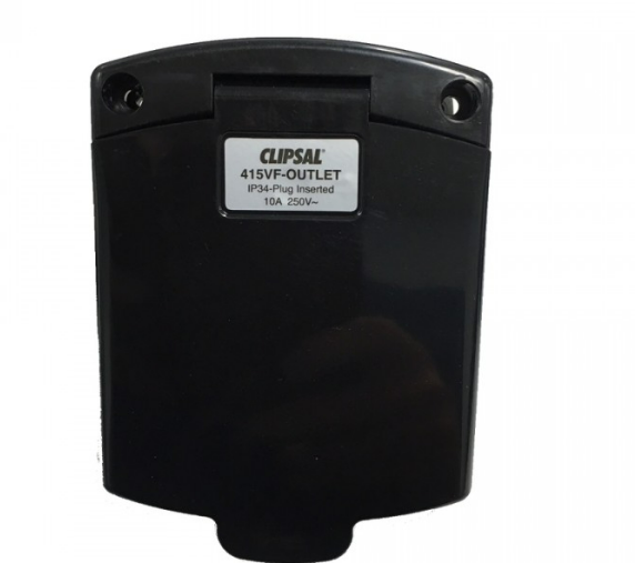 Clipsal (New) Black External 10Amp Power Outlet