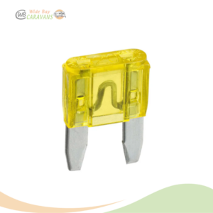 Mini Fuse Blade - Yellow - 20 AMP - Blister pack of 5