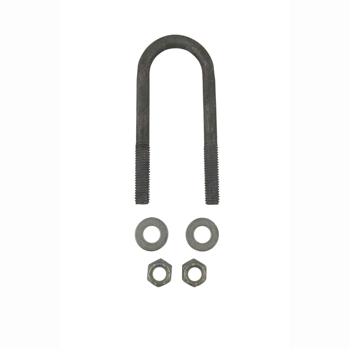 U-Bolt 45mm (1 3/4 Inch) Round x 140mm (5 1/2 Inch) Galvanised with Nuts & Washers