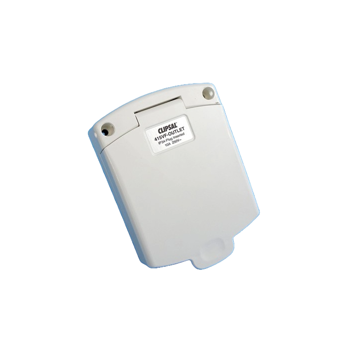 Clipsal (New) White External 10AMP Power Outlet 240V - IP34 - Image 2