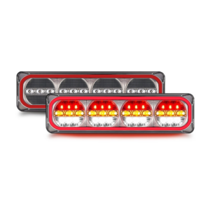 LED Autolamps Combination Lamp 385 Series Stop/Tail/Indicator/Reverse Twin Blister (2 Pack)