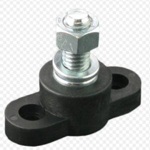 STUD JUNCTION BLOCK 3/8 -16 BLACK 250A
