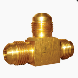 Gas No 19 SAE Male 3-Way Tee Connector 3/8"