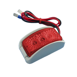 Coast LED Side Marker Lamp - Red (White Bracket) 22336WCRK-W