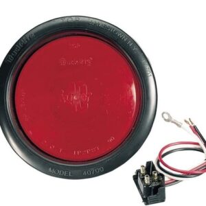 Stop/Tail Lamp Kit - Red - Sealed - 12v - with Vinyl Gromment