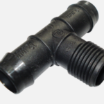 Threaded Tee 19mm Barbed x 1/2" BSP Male